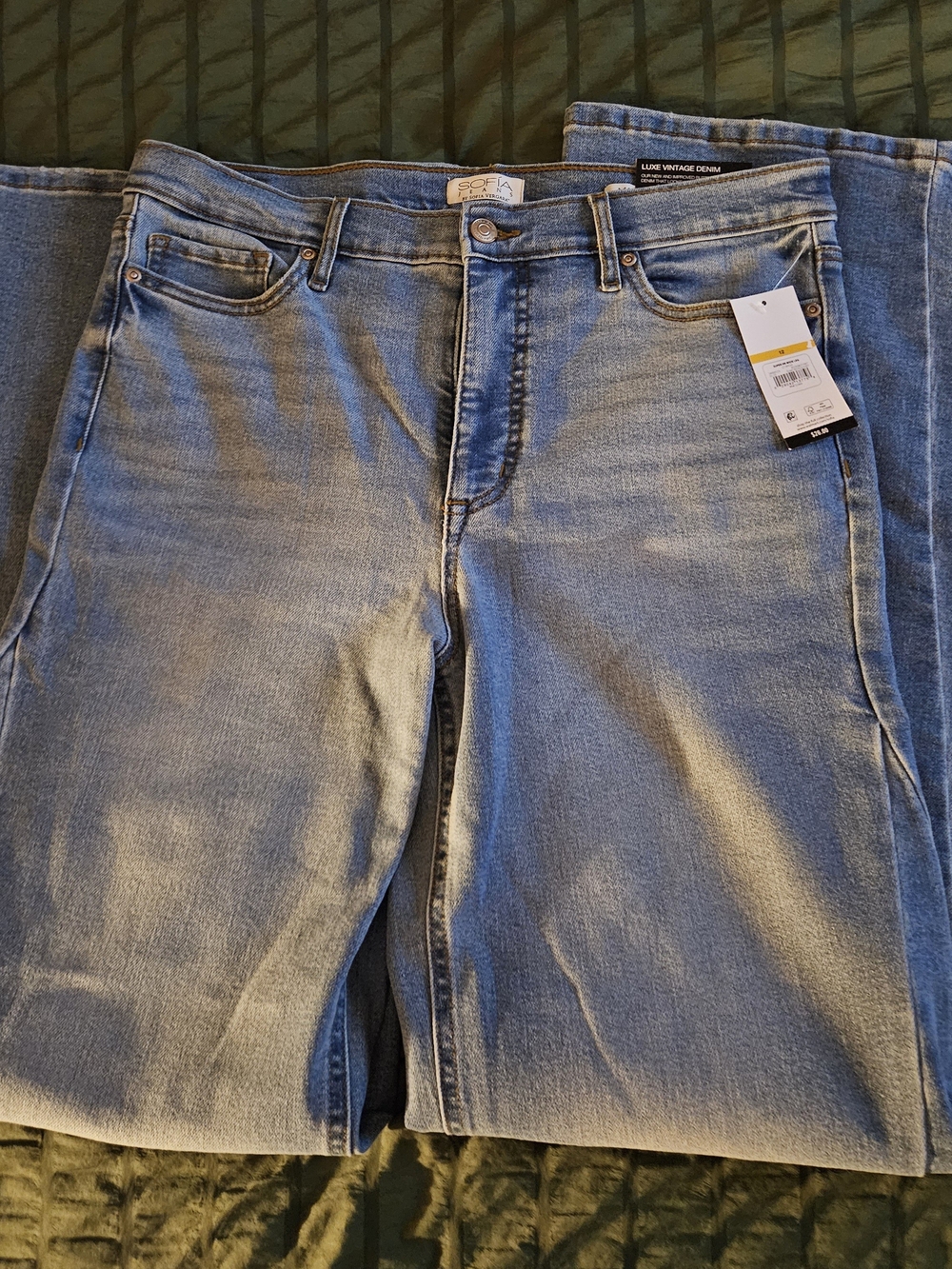 Old Navy Light Blue Straight-Leg Jeans